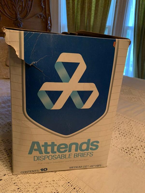 Attends  Disposable Briefs - Maximum Absorbency - Medium (fits 32'' to 44'' hips) - 10pcs - 6
