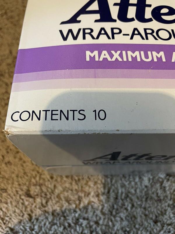 Ultra Attends Plus Wrap-Around Disposable Briefs - Maximum Absorbency - Medium (fits 32'' to 44'' hips) - 10pcs - 92
