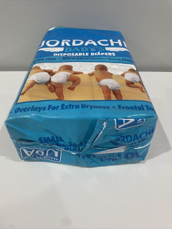 Jordache Baby's Plastic Disposable Nappies - No2 - Small - 3-6kg - 8-15lbs - 30pcs - 17

