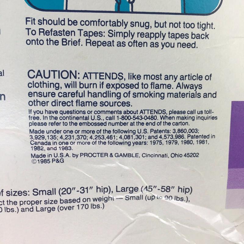 Ultra Attends Plus Wrap-Around Disposable Briefs - Maximum Absorbency - Medium (fits 32'' to 44'' hips) - 10pcs - 103
