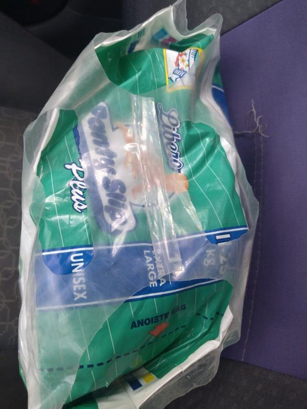 Libero Peaudouce Plus Disposable Nappies - No4 - Unisex - XL - 14-25kg - 30-55lbs - 14pcs - 2
