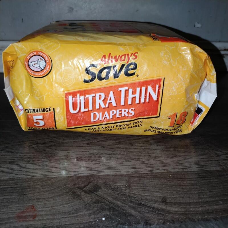 Always Save Ultra Thins - No5 - XL - for babies over 27lbs - 18pcs - 2
