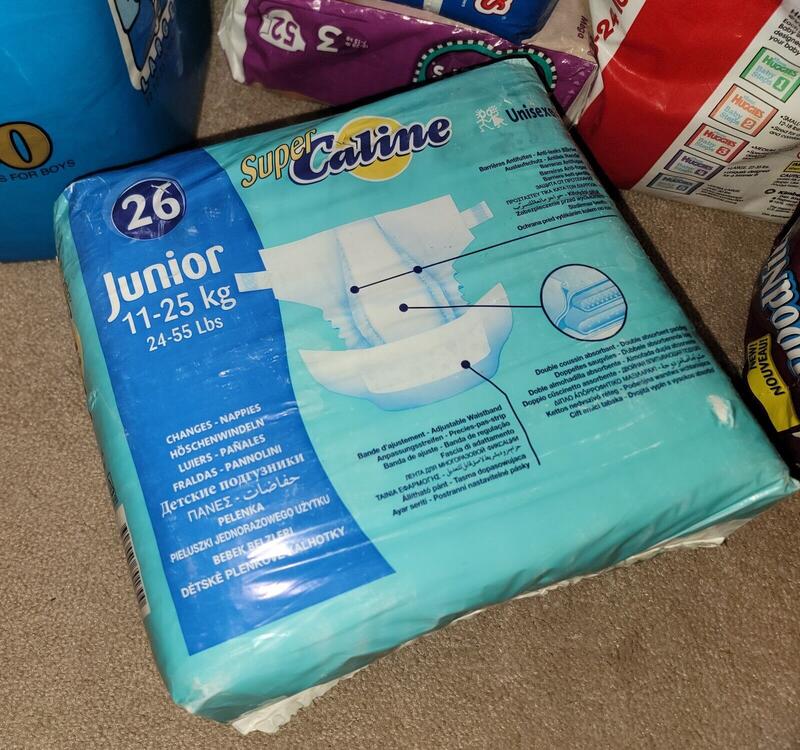 Super Caline Plastic Backed Disposable Nappies - No5 - Junior - 11-26kg - 24-55lbs - 26pcs - 9

