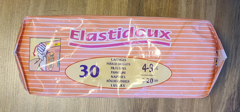 Elastidoux Compact - No3 - Midi - 4-9kg - 9-20lbs - 30pcs - 1
