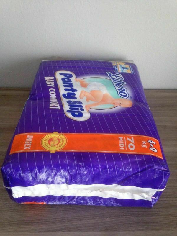 Libero Peaudouce Baby Comfort Disposable Nappies - Unisex - No2 - Midi - 4-9kg - 9-20lbs - 70pcs - 7
