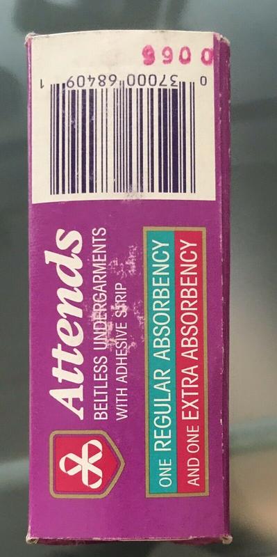 Attends Beltless Undergarments - Trial Pack - Regular & Super Absorbency - 2pcs - 9
