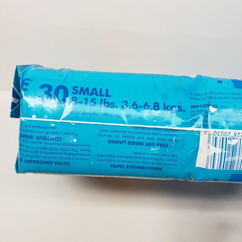 Jordache Baby's Plastic Disposable Nappies - No2 - Small - 3-6kg - 8-15lbs - 30pcs - 7

