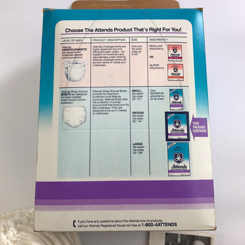 Ultra Attends Plus Wrap-Around Disposable Briefs - Maximum Absorbency - Medium (fits 32'' to 44'' hips) - 10pcs - 74
