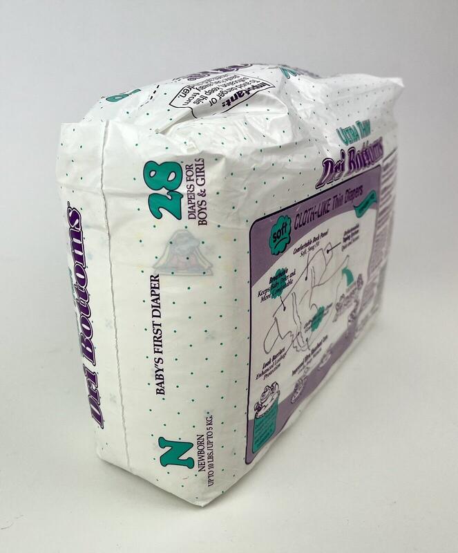 Dry-Bottoms Ultra Thins Unisex - No1 - Newborn - for babies up to 5kg (10lbs) - 28pcs - 2
