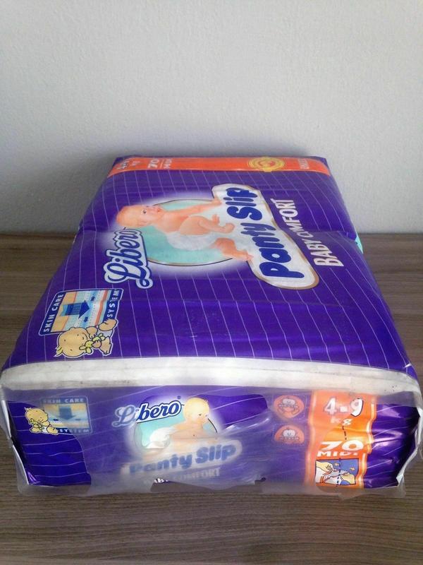 Libero Peaudouce Baby Comfort Disposable Nappies - Unisex - No2 - Midi - 4-9kg - 9-20lbs - 70pcs - 8
