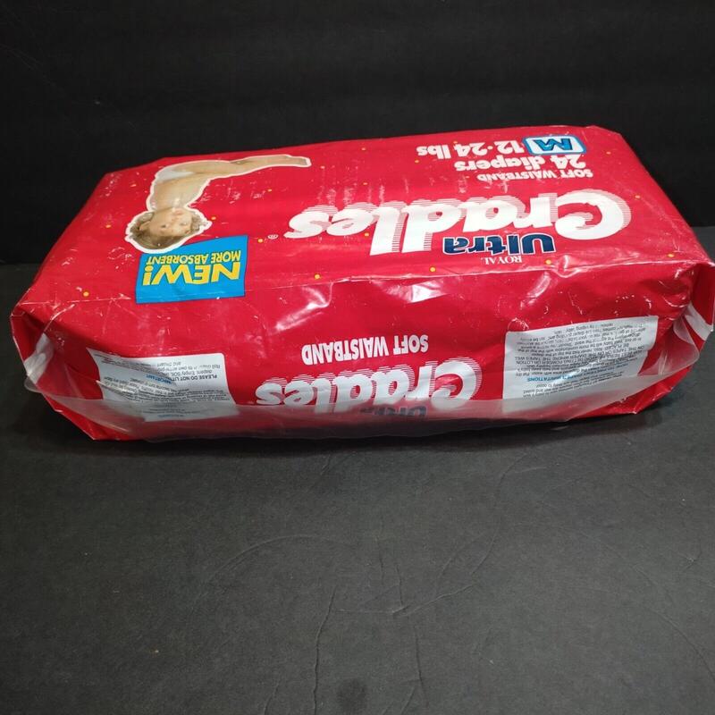 Ultra Cradles Plastic Disposable Nappies - No3 - M - 5-10kg - 12-24lbs - 24pcs - 7
