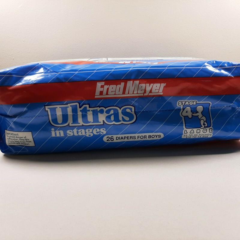 Muppet Babies Fred Meyer Paragon Ultra Stages Disposable Nappies for Boys - No4 - Large - 22-35lbs - 10-16kg - 26pcs - 8
