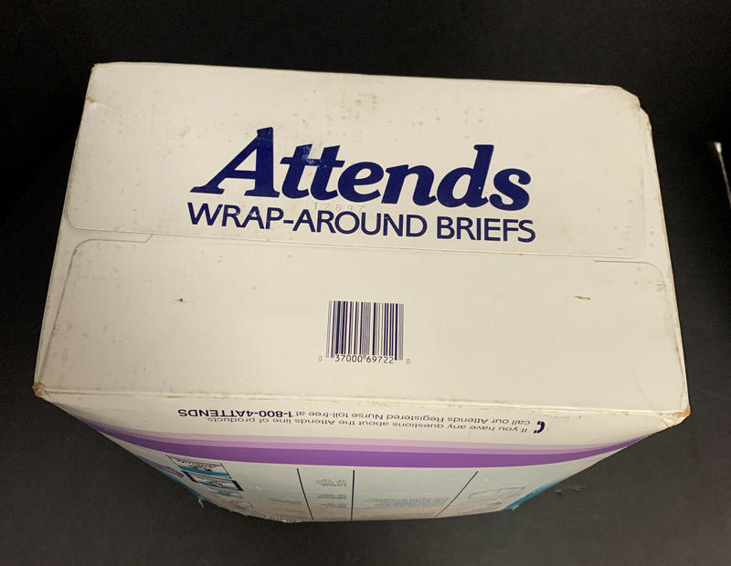 Ultra Attends Plus Wrap-Around Disposable Briefs - Maximum Absorbency - Medium (fits 32'' to 44'' hips) - 8pcs - 21
