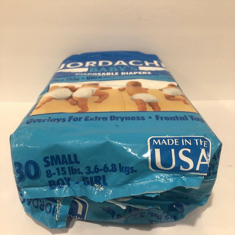 Jordache Baby's Plastic Disposable Nappies - No2 - Small - 3-6kg - 8-15lbs - 30pcs - 26
