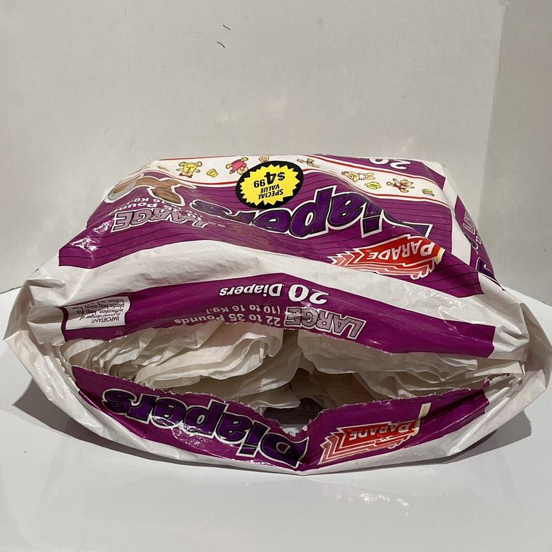 Parade Plastic-Backed Disposable Nappies - Unisex - No4 - Large - 10-16kg - 22-35lbs - 20pcs - 2

