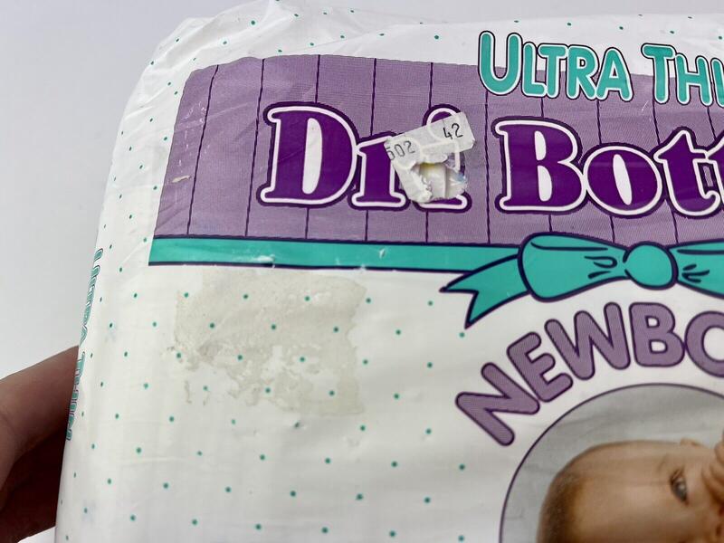Dry-Bottoms Ultra Thins Unisex - No1 - Newborn - for babies up to 5kg (10lbs) - 28pcs - 1
