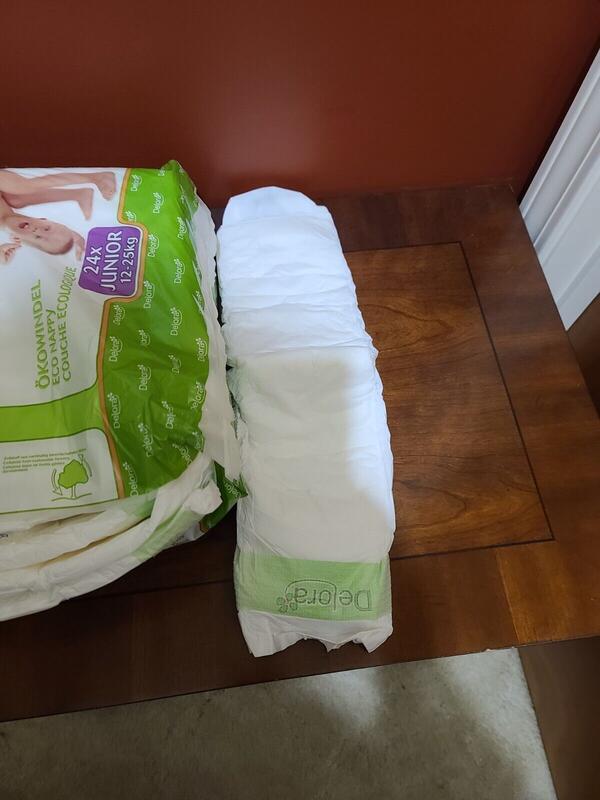 Delora Disposable Baby Nappies - Unisex - No5 - Junior - 12-25kg - 24-53lbs - 24pcs - 4
