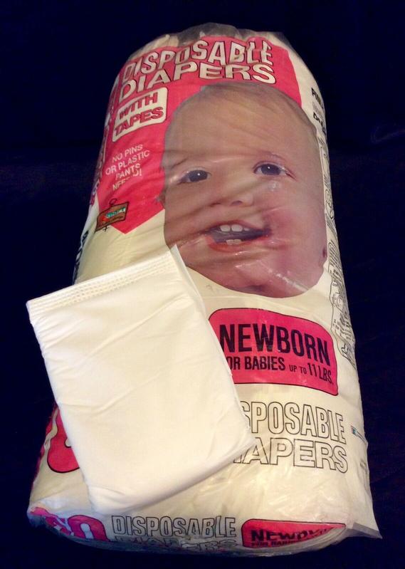 K-Mart Disposable Nappies - Newborn - fits babies up to 11lbs - 10pcs
