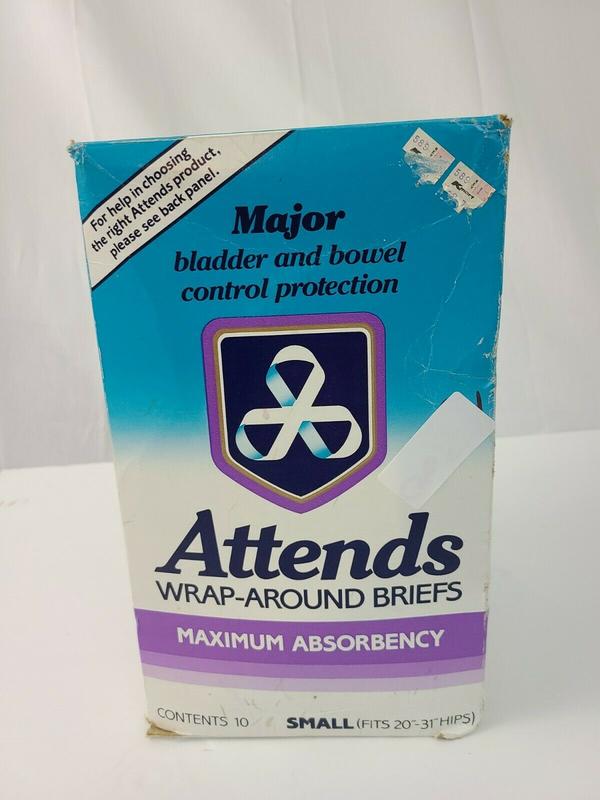 Ultra Attends Plus Wrap-Around Disposable Briefs - Maximum Absorbency - Small (fits 20'' to 31'' hips) - 10pcs - 4
