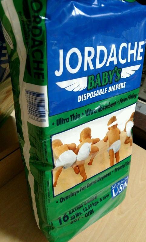 Jordache Baby's Plastic Disposable Nappies - No6 - Extra Large - fits babies from 14kg and over - 30lbs and more - 16pcs - 11
