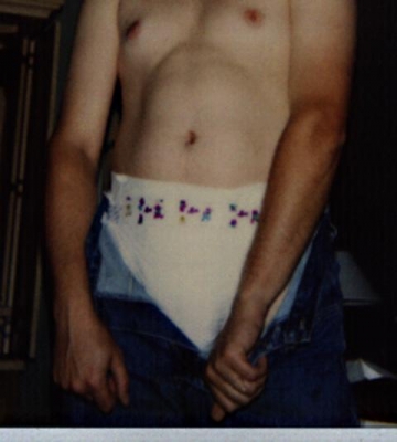 An old pic of me in diapers

