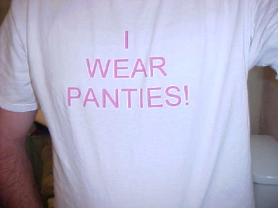 Sissy Kimberly shows Sissy I wear Panties Shirt
Sissy Kimberly shows off Her Sissy I wear Panties Shirt
